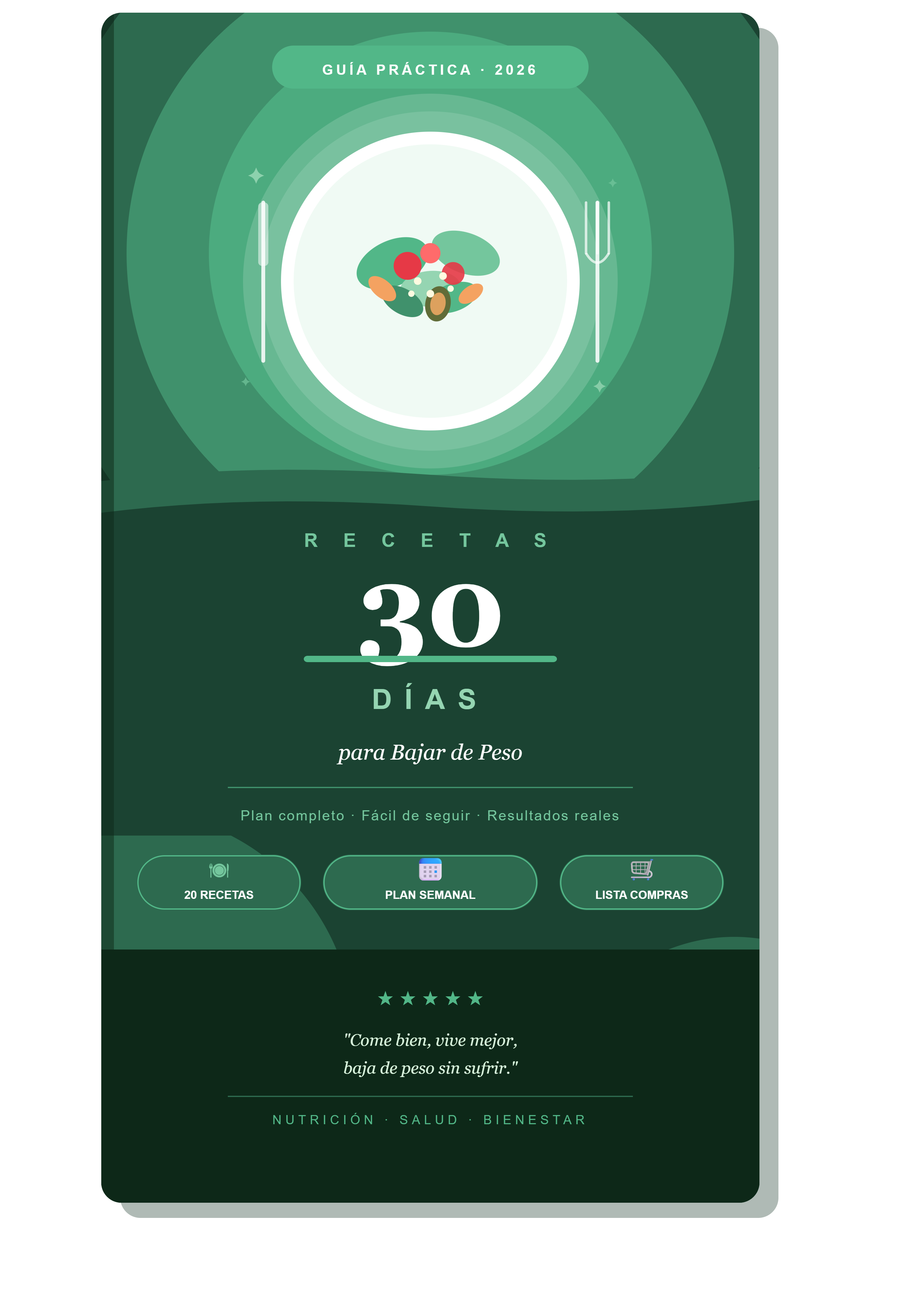 Receta 30 dias para bajar de peso